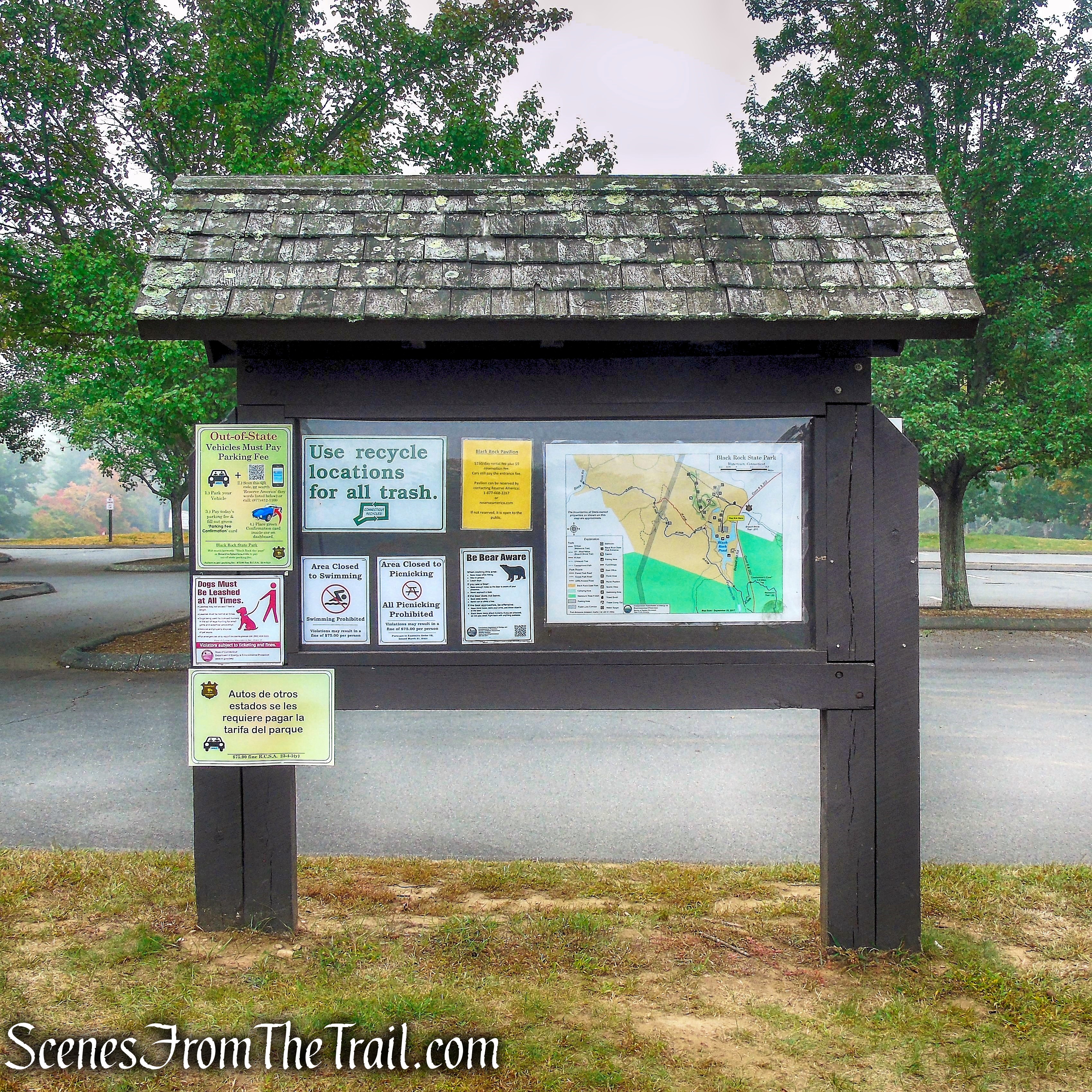 beach parking area - Black Rock State Park