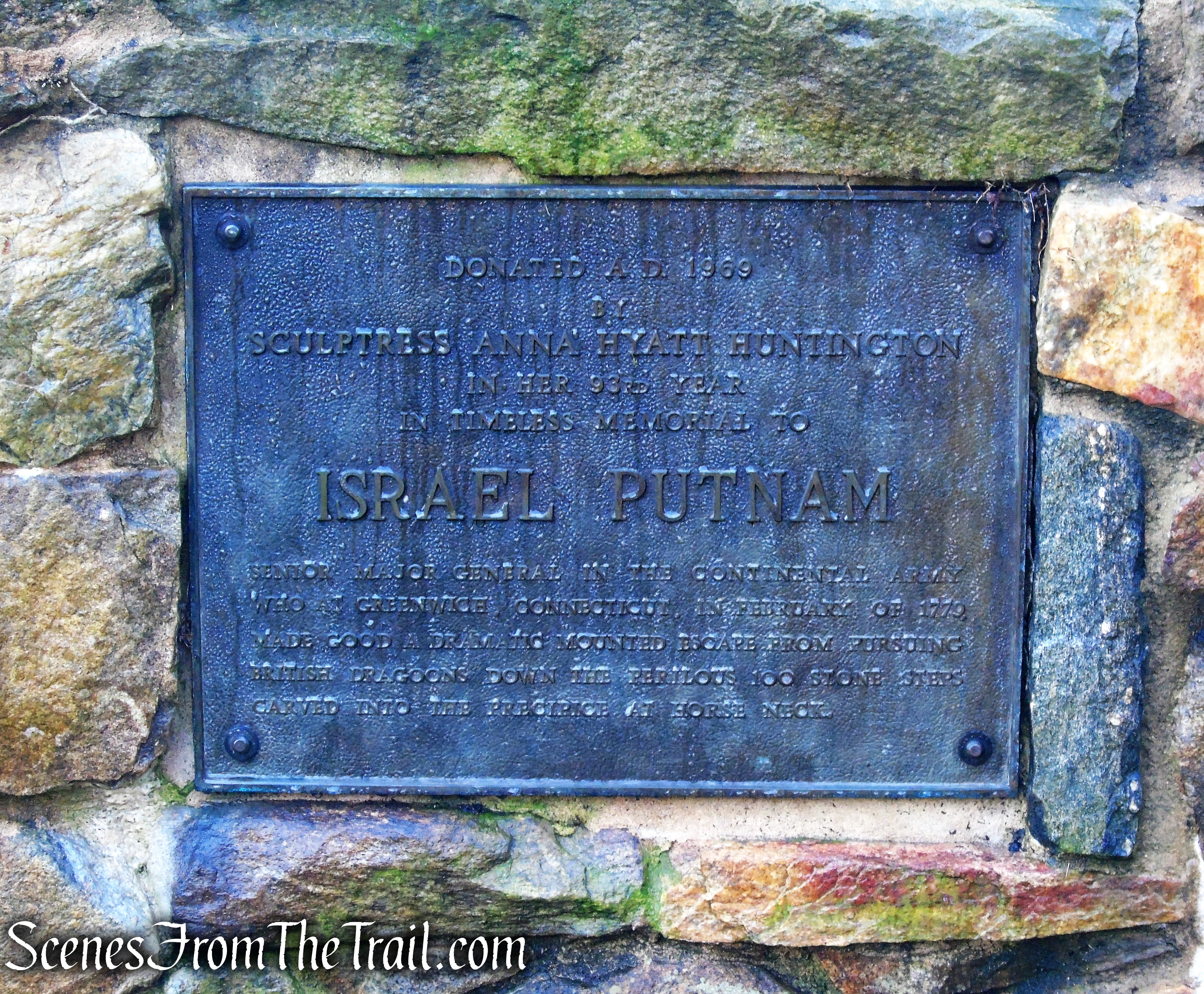 Putnam's Escape at Horseneck Bronze Statue