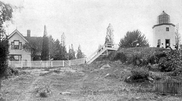 Stony Point lighthouse circa 1910