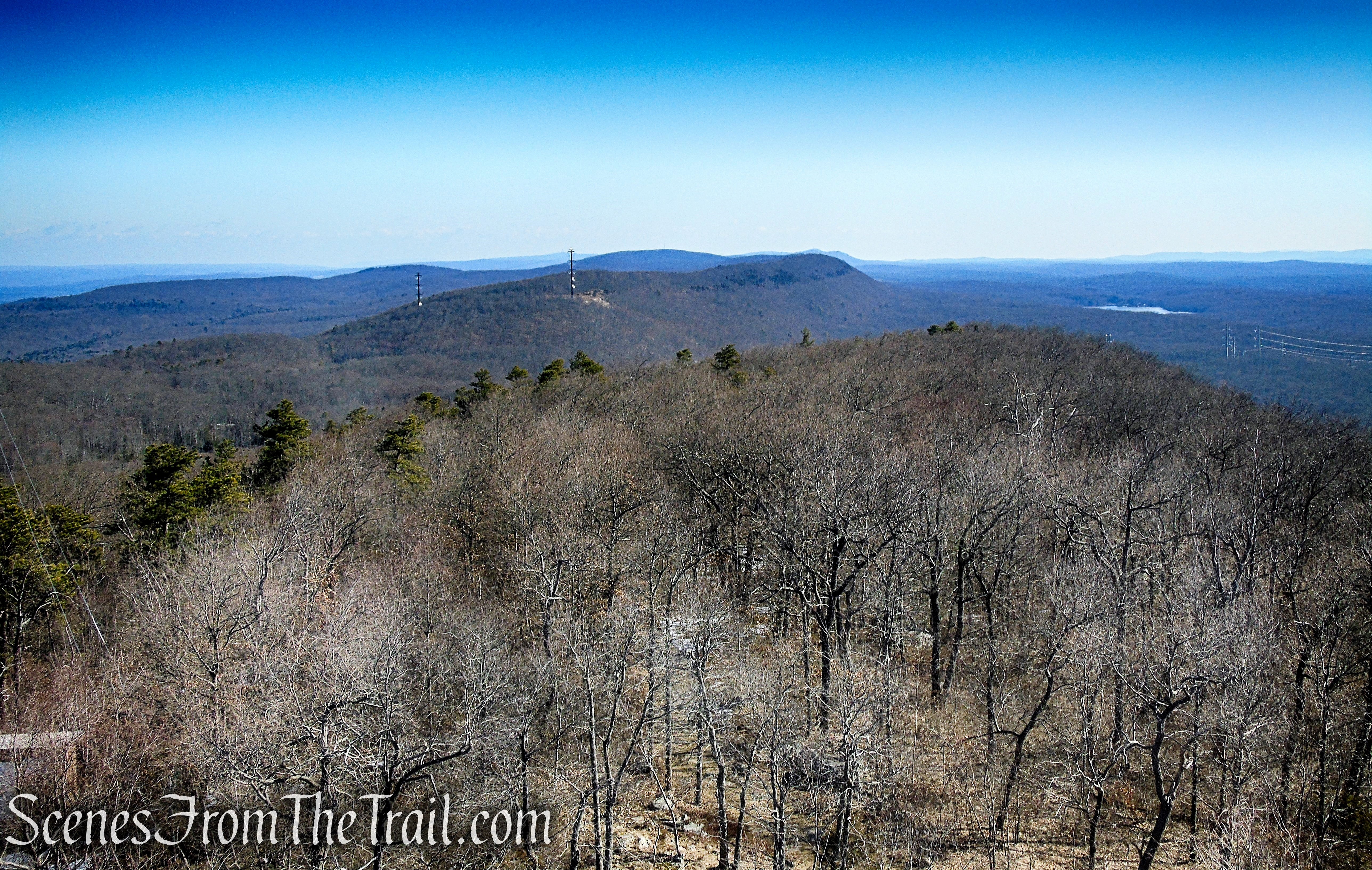 northeast view of the Kittatinny Ridge from Catfish Fire Tower