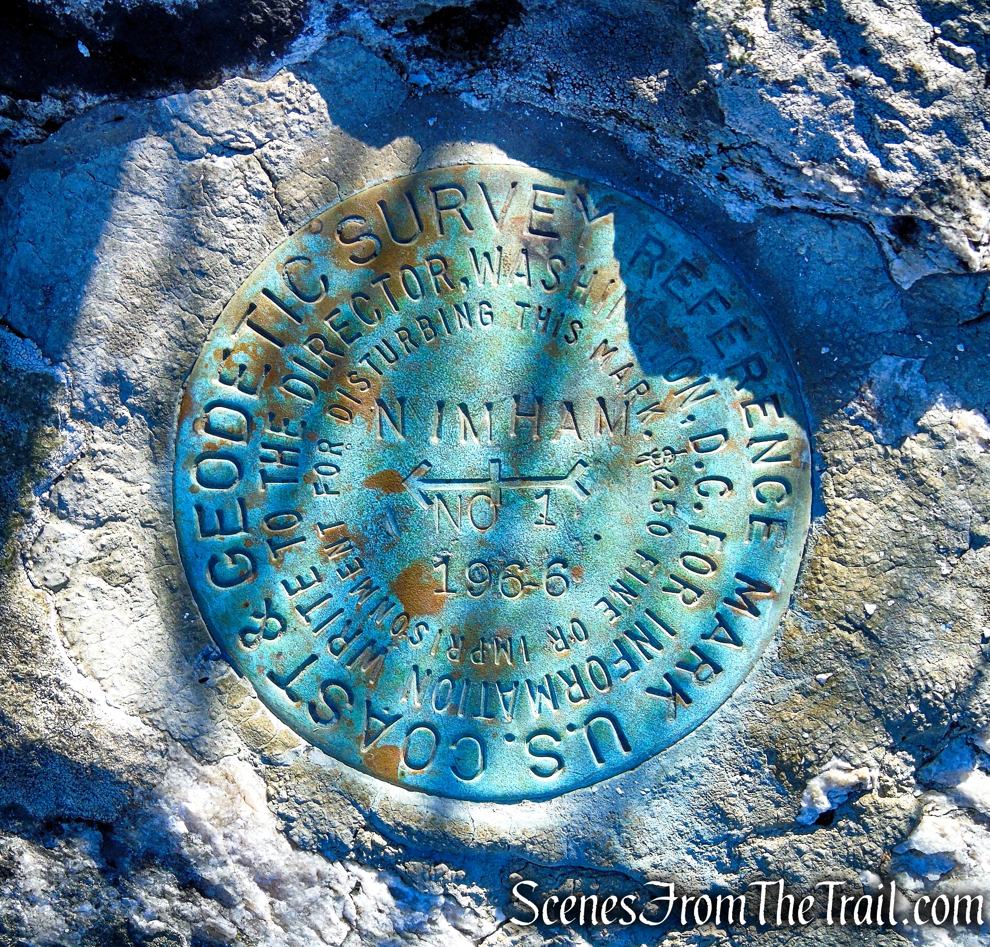 Nimham Mountain survey marker