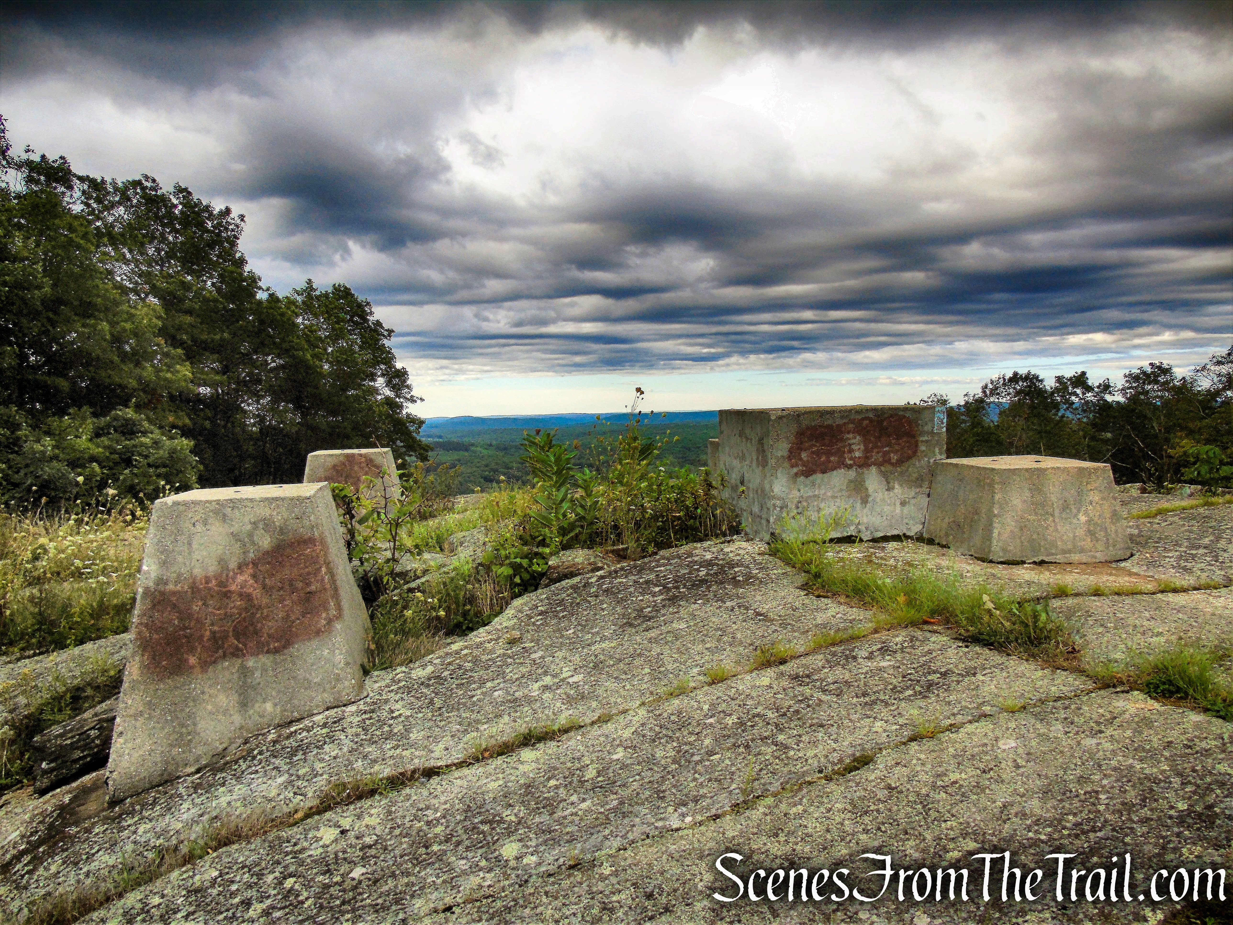 concrete pillars - 1937 fire tower