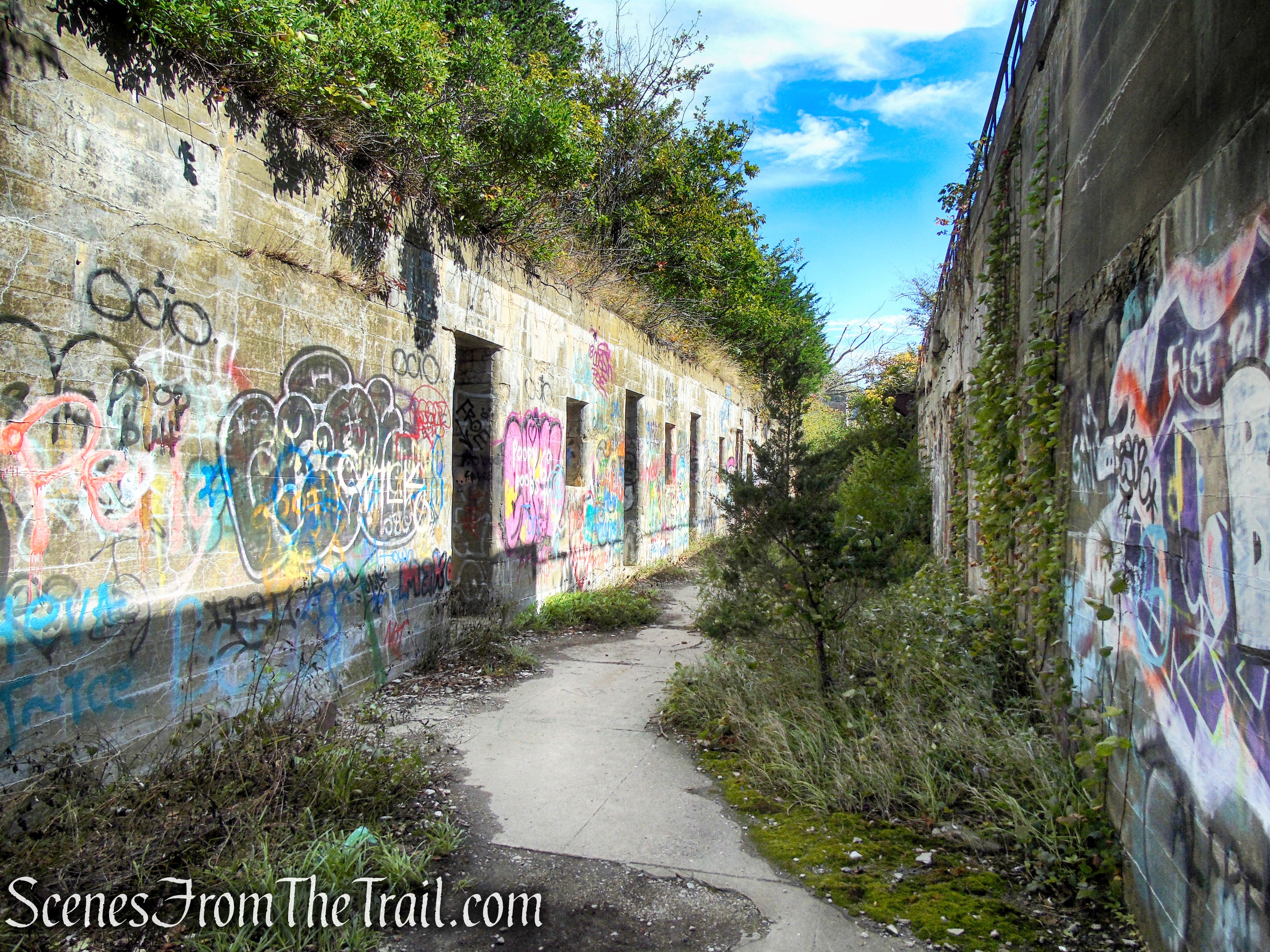 Fort Wetherill Ruins