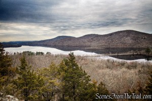 Wanaque Reservoir and the Ramapo Mountains as viewed from Governor Mountain