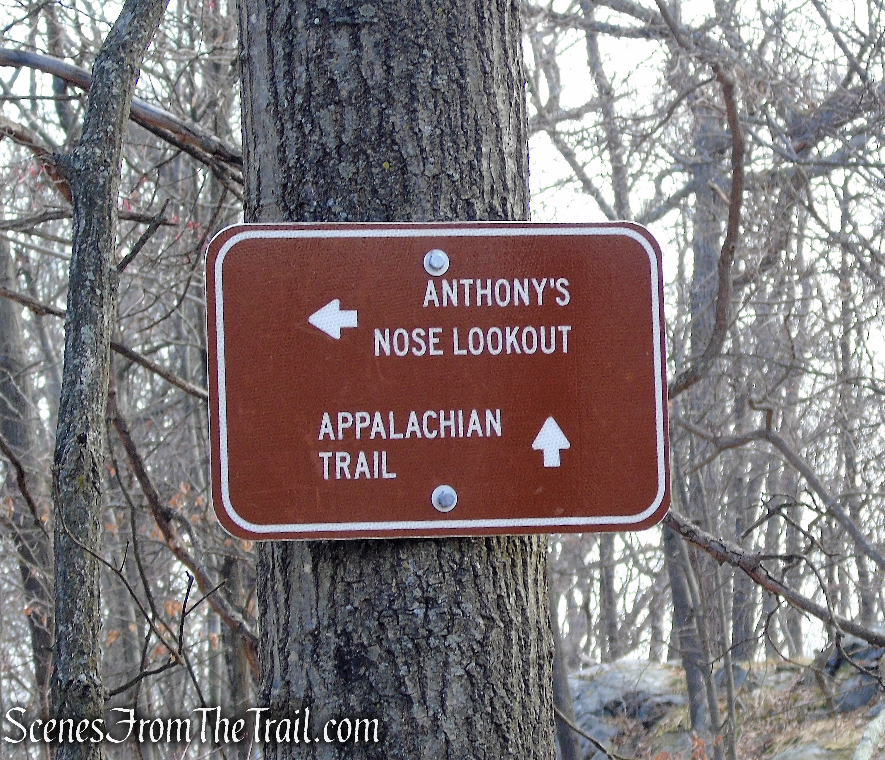 turn left on Camp Smith Trail