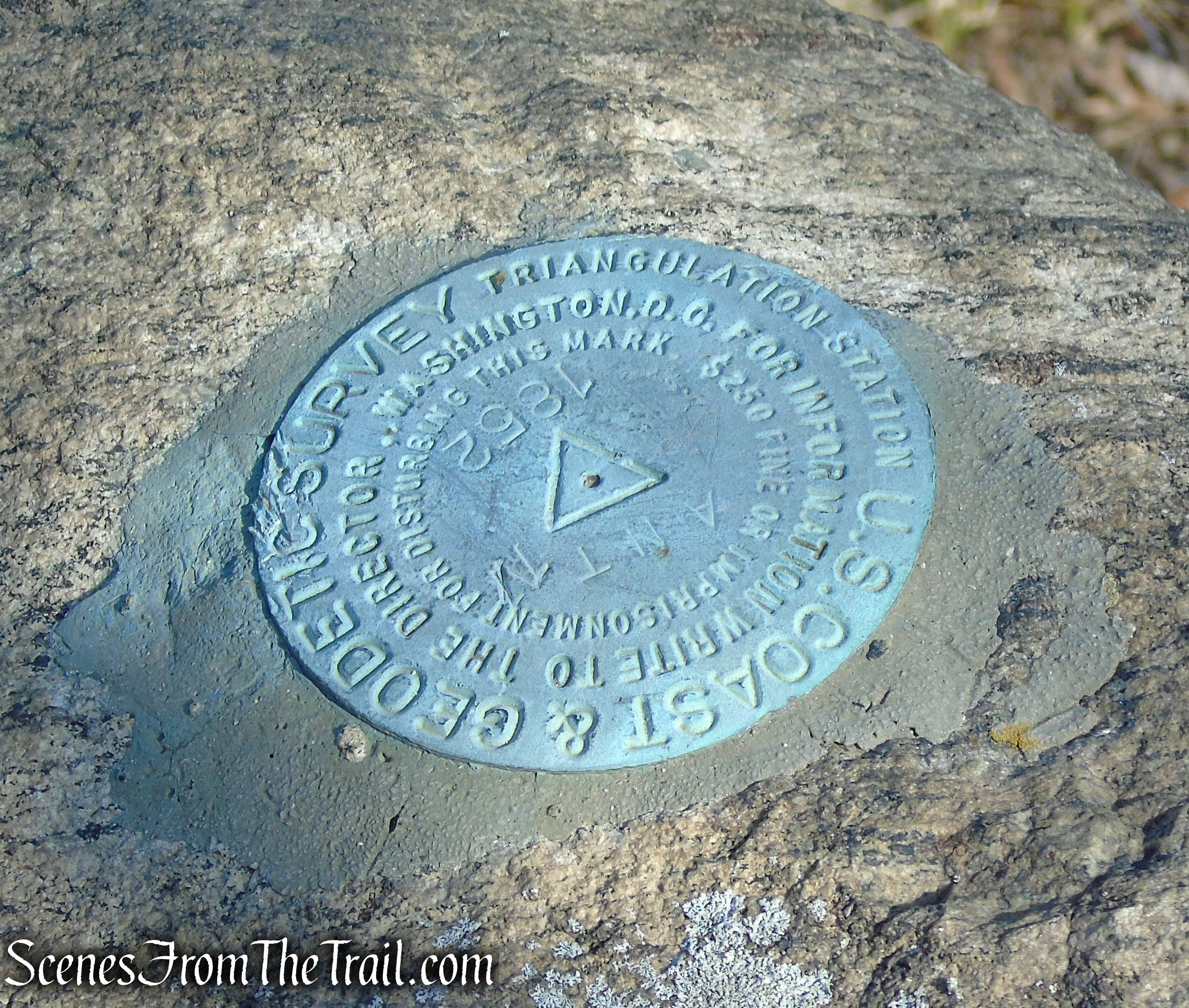 survey marker - Anthony’s Nose