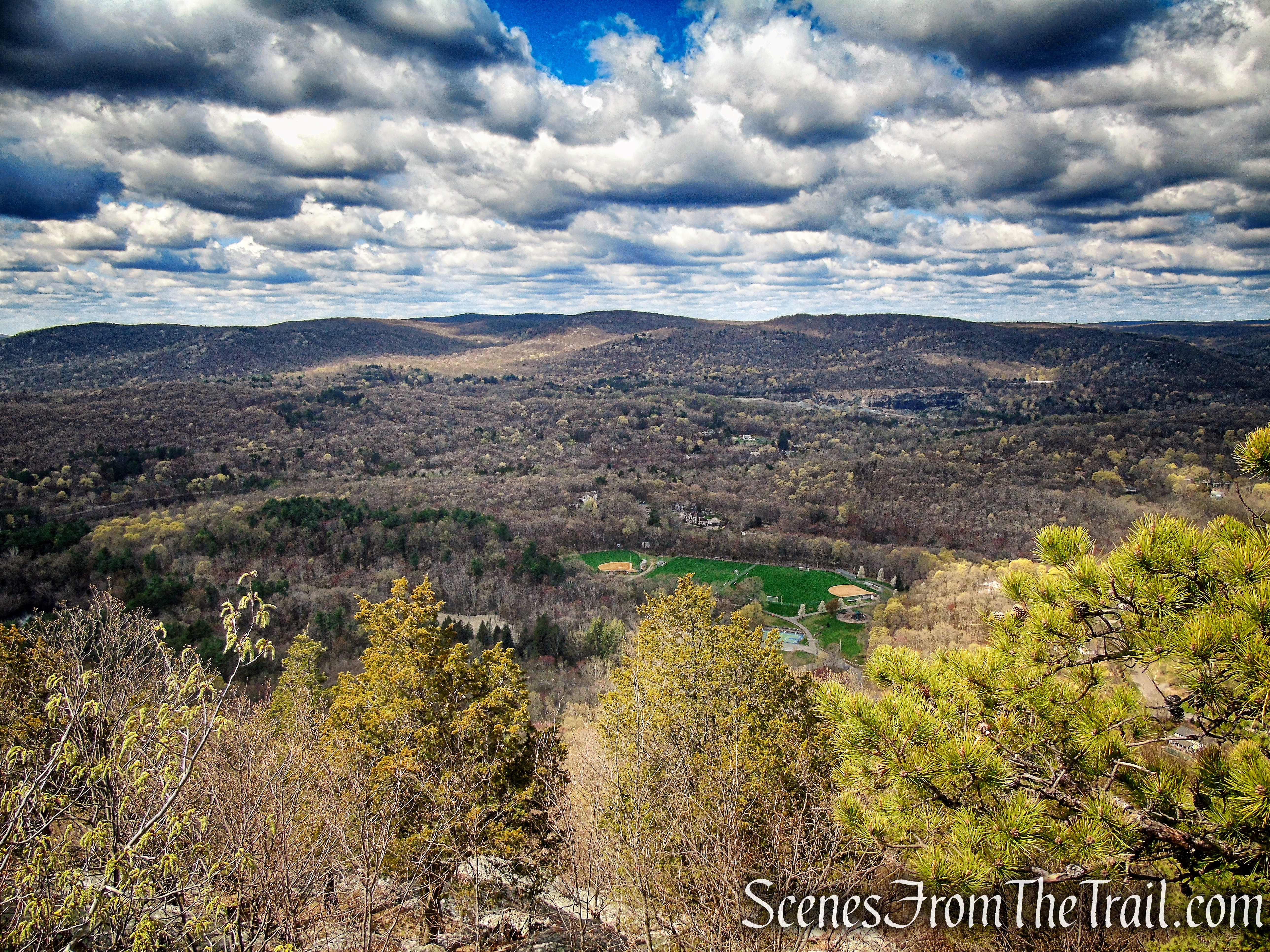 view west - Windbeam Mountain summit