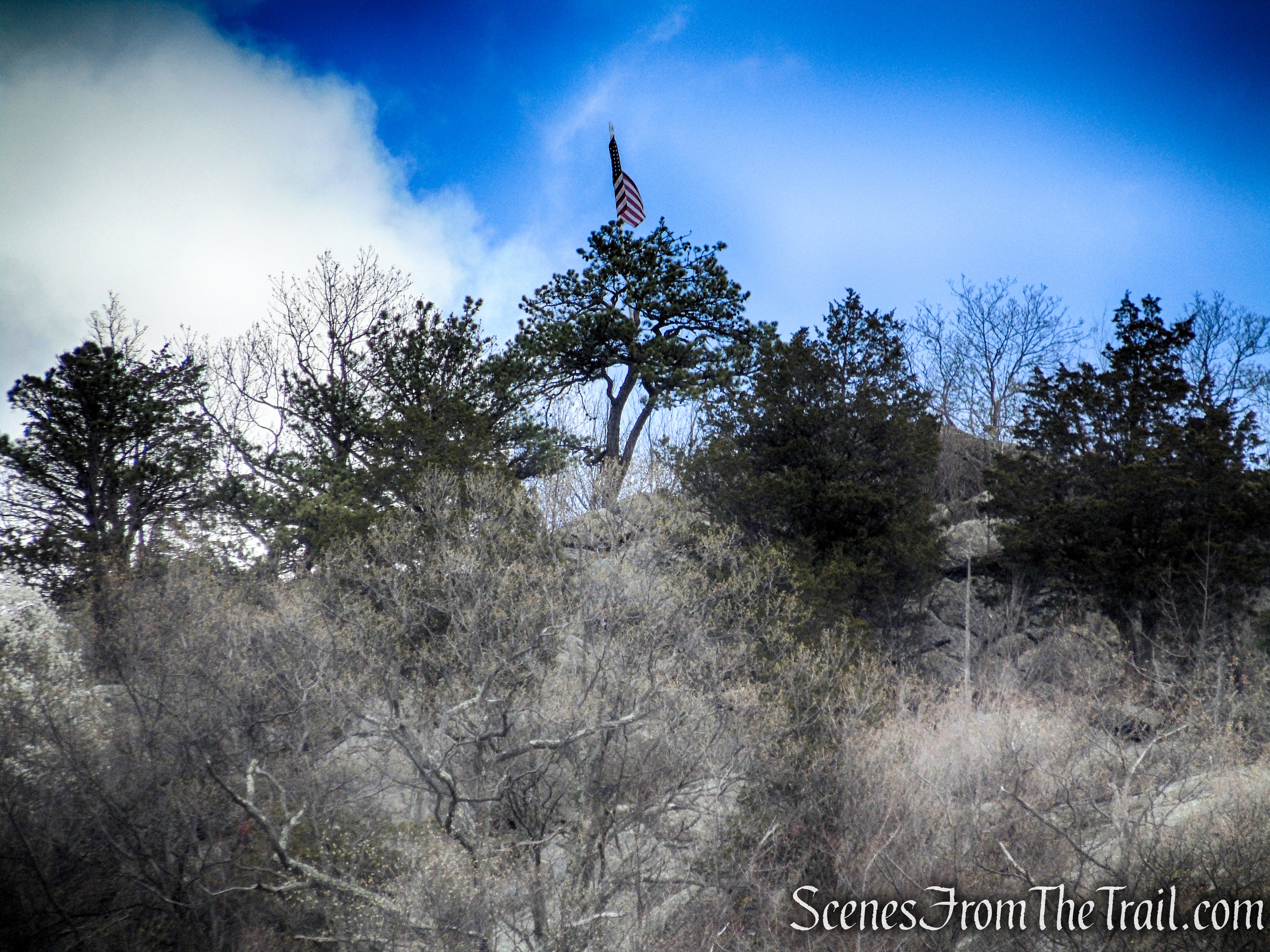 American Flag - Windbeam Mountain summit