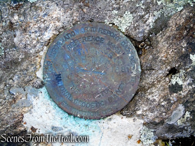 survey marker – Anthony’s Nose