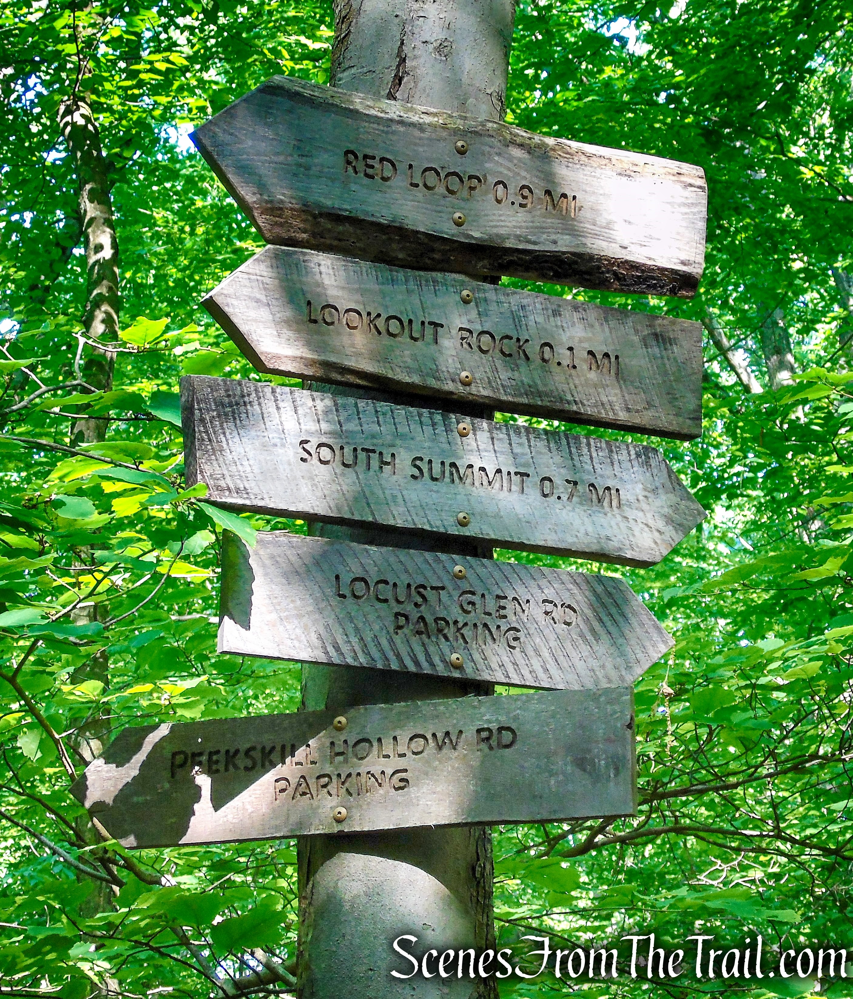 Trail signs - Granite Mountain Preserve