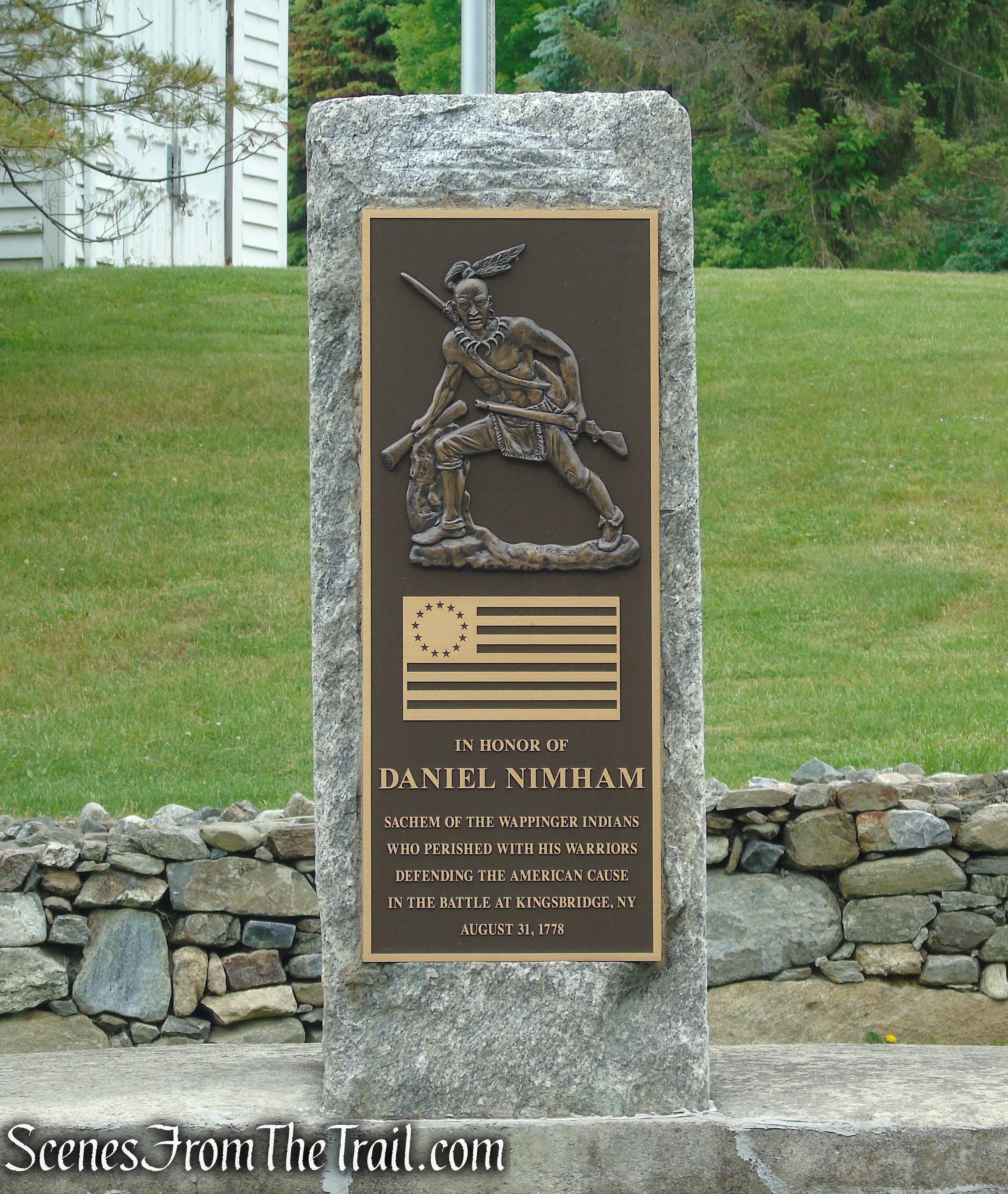 Daniel Nimham statue - Putnam County Veterans Memorial Park