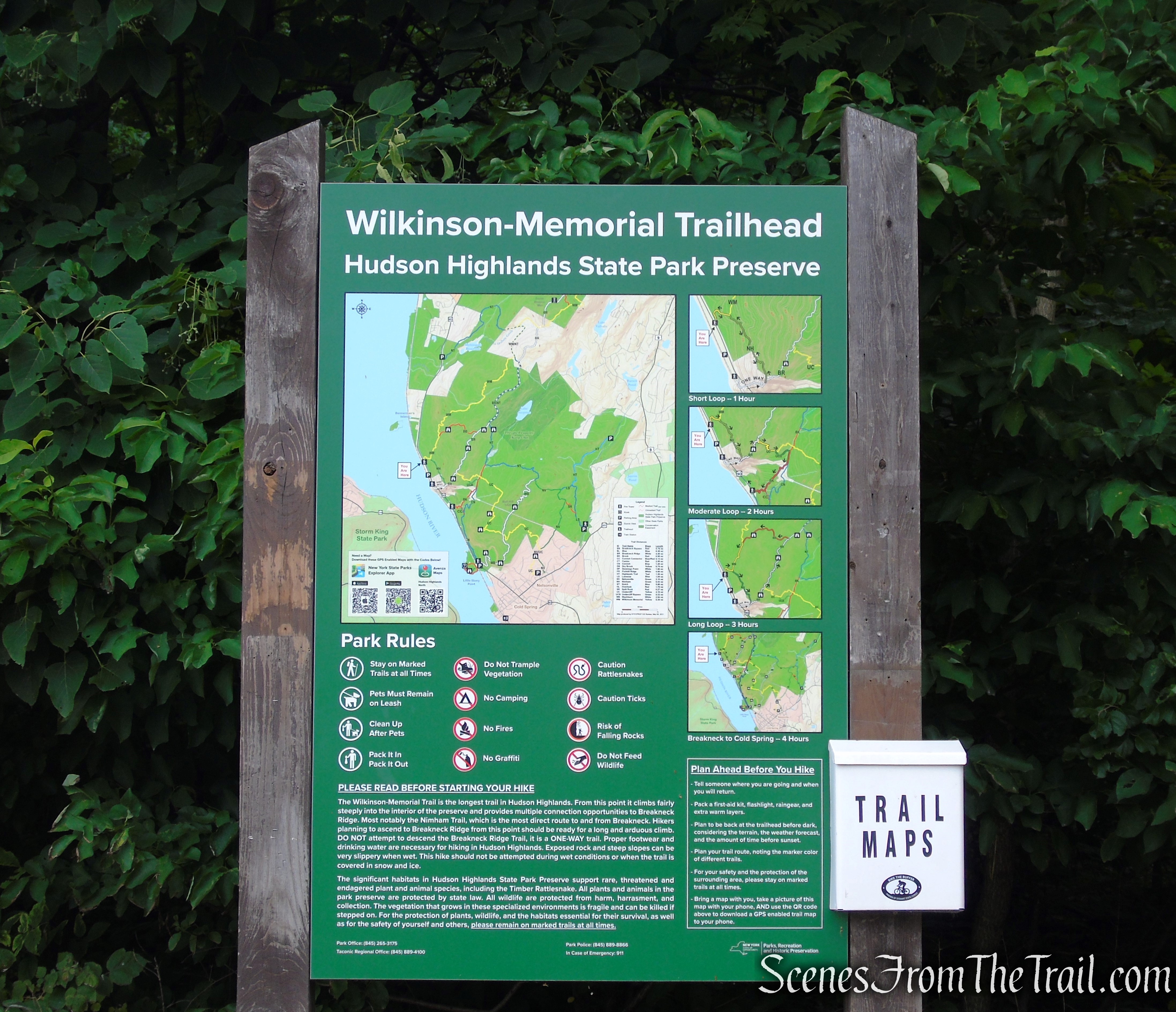 Wilkinson Memorial Trail - East Hudson Highlands