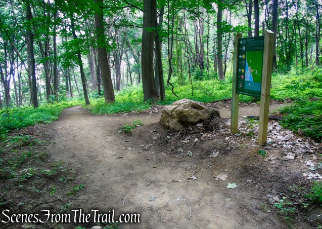 Veer left at the junction