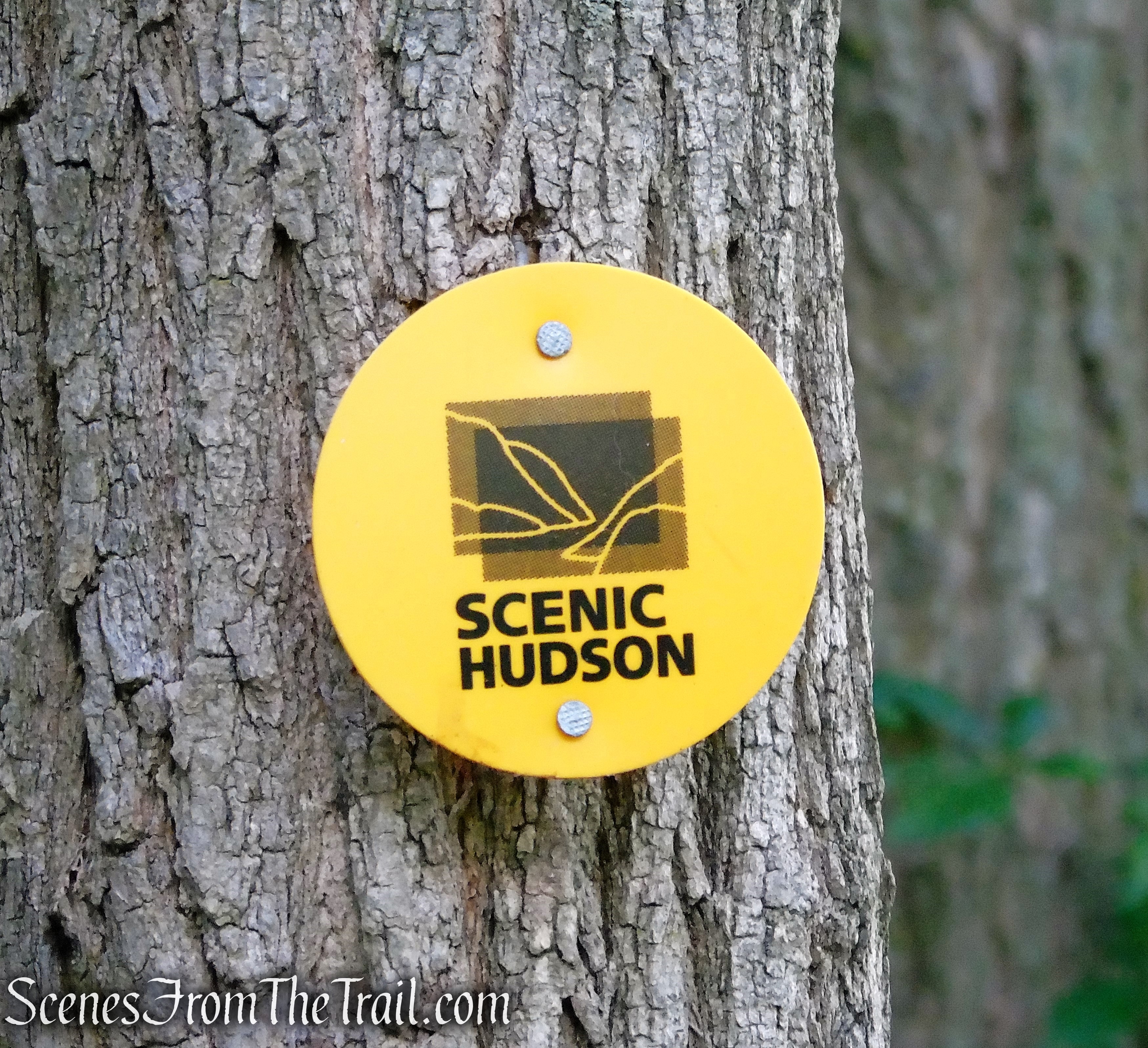Scenic Hudson trail marker