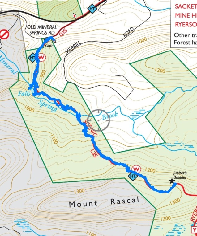 Mineral Springs Falls and Jupiter’s Boulder – Black Rock Forest