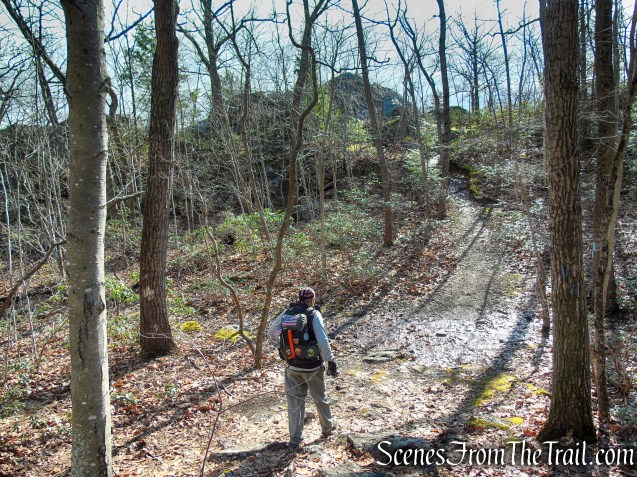 junction of AT and Blue Bypass Trail