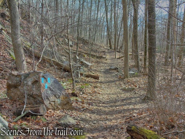 terminus of Blue Connector Trail