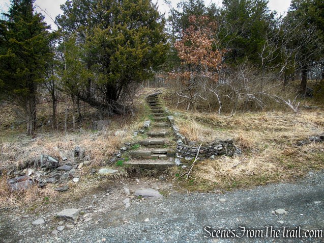 stone steps – Mount Peter Hawk Watch
