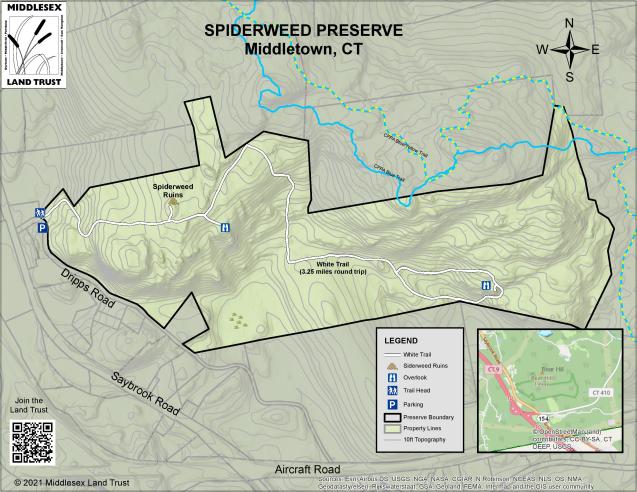 Spiderweed Trail Map