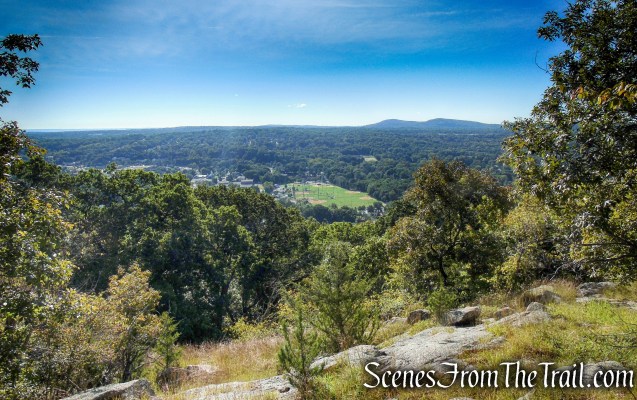 south-facing viewpoint just off the LeGrande Hill Loop Trail