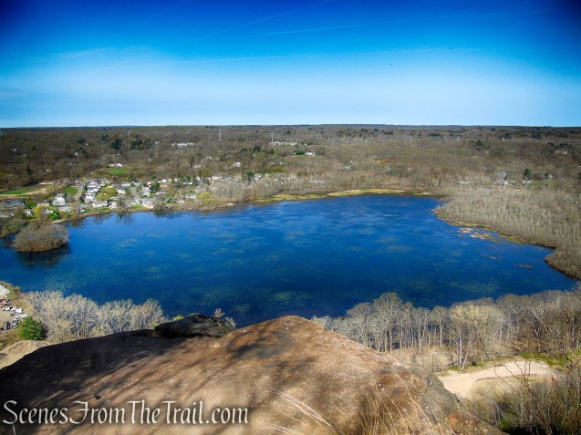 rock outcrop near Baldwin Drive