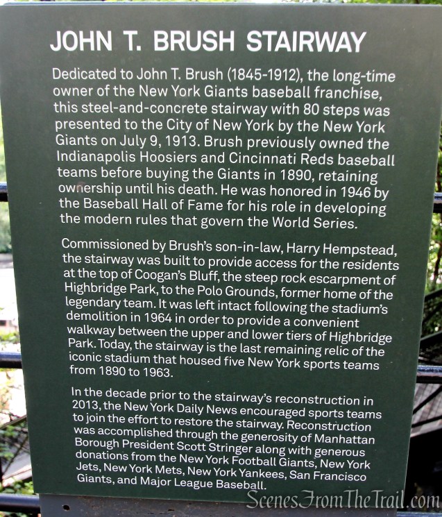John T. Brush Stairway - High Bridge Park