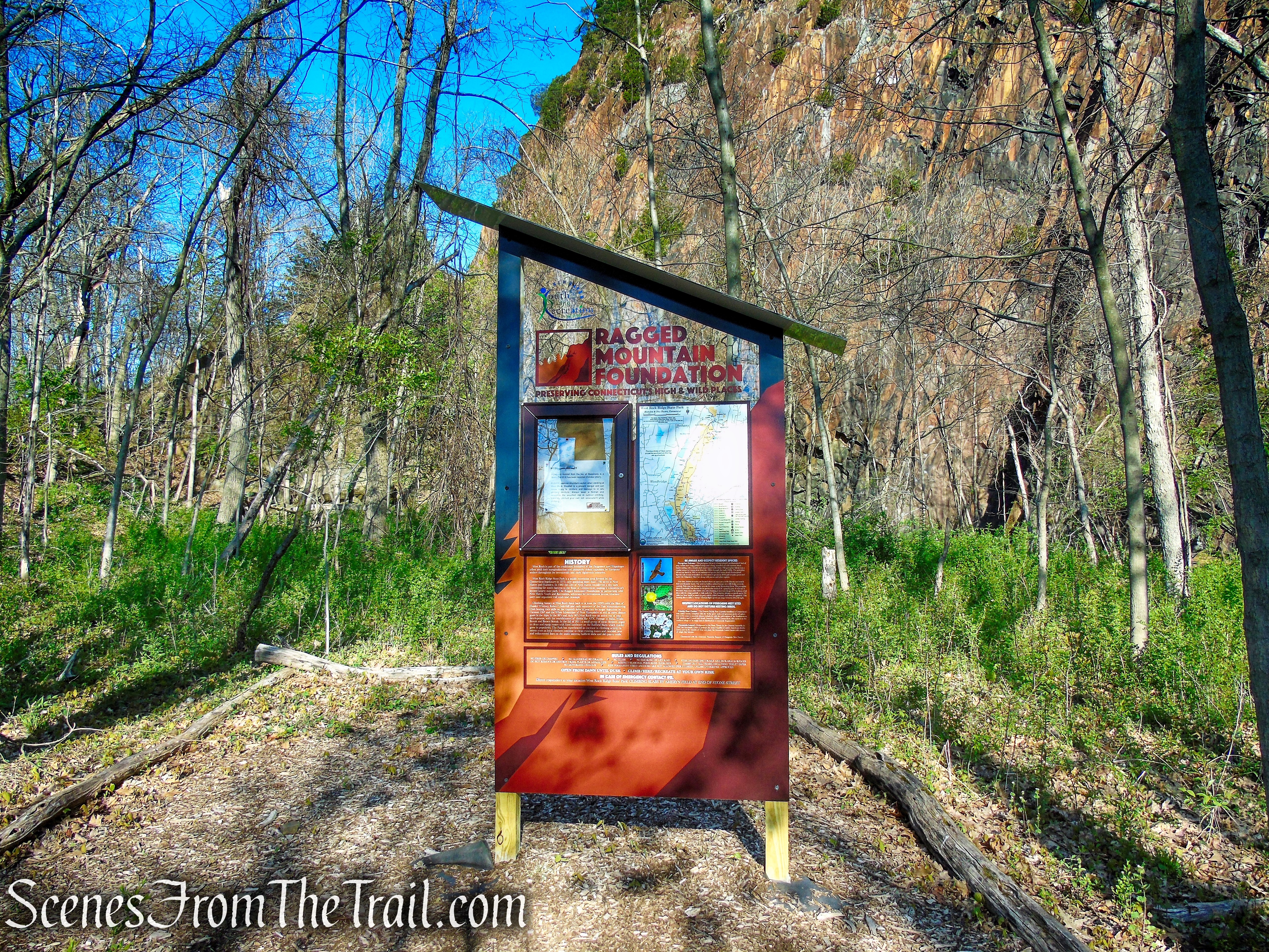 Rock Climber's Area - West Rock Ridge State Park