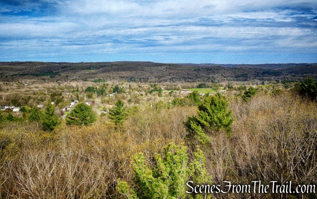 view southwest from Orenaug Park Observation Tower