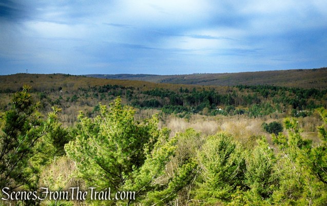 view west from Orenaug Park Observation Tower