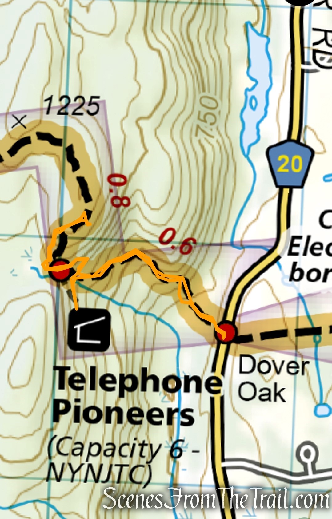 Dover Oak to Cat Rocks