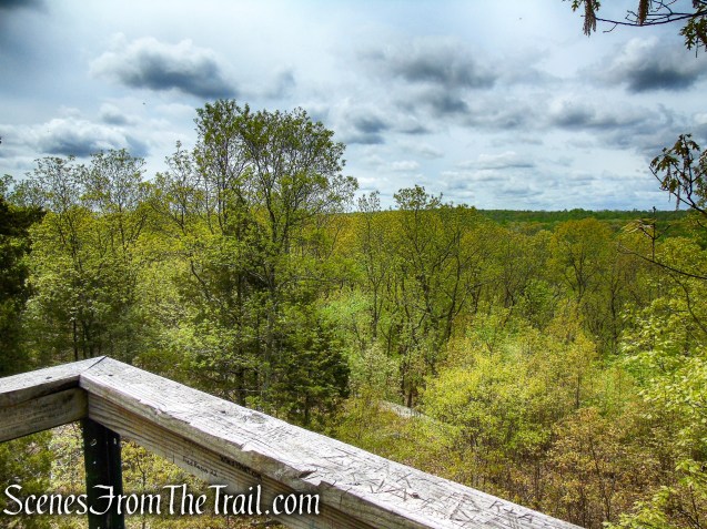 view from tower - Southford Falls State Park