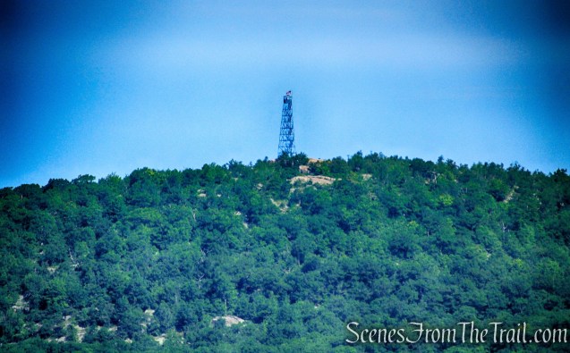 Mount Beacon Fire Tower as viewed from Round Hill