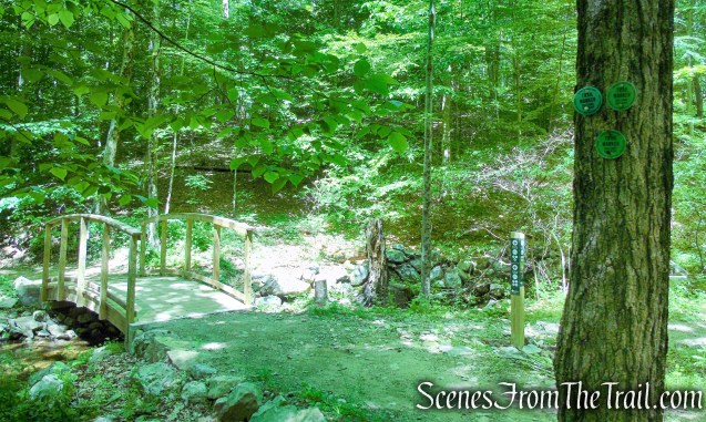 terminus of Round Hill Bypass Trail