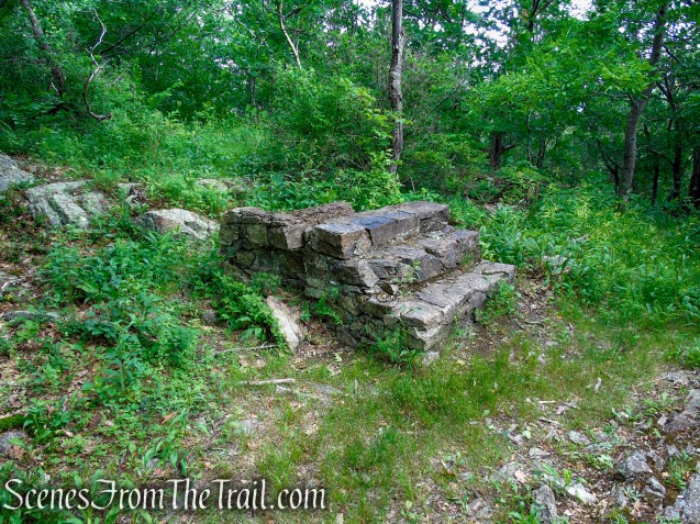 remains of the former ranger cabin