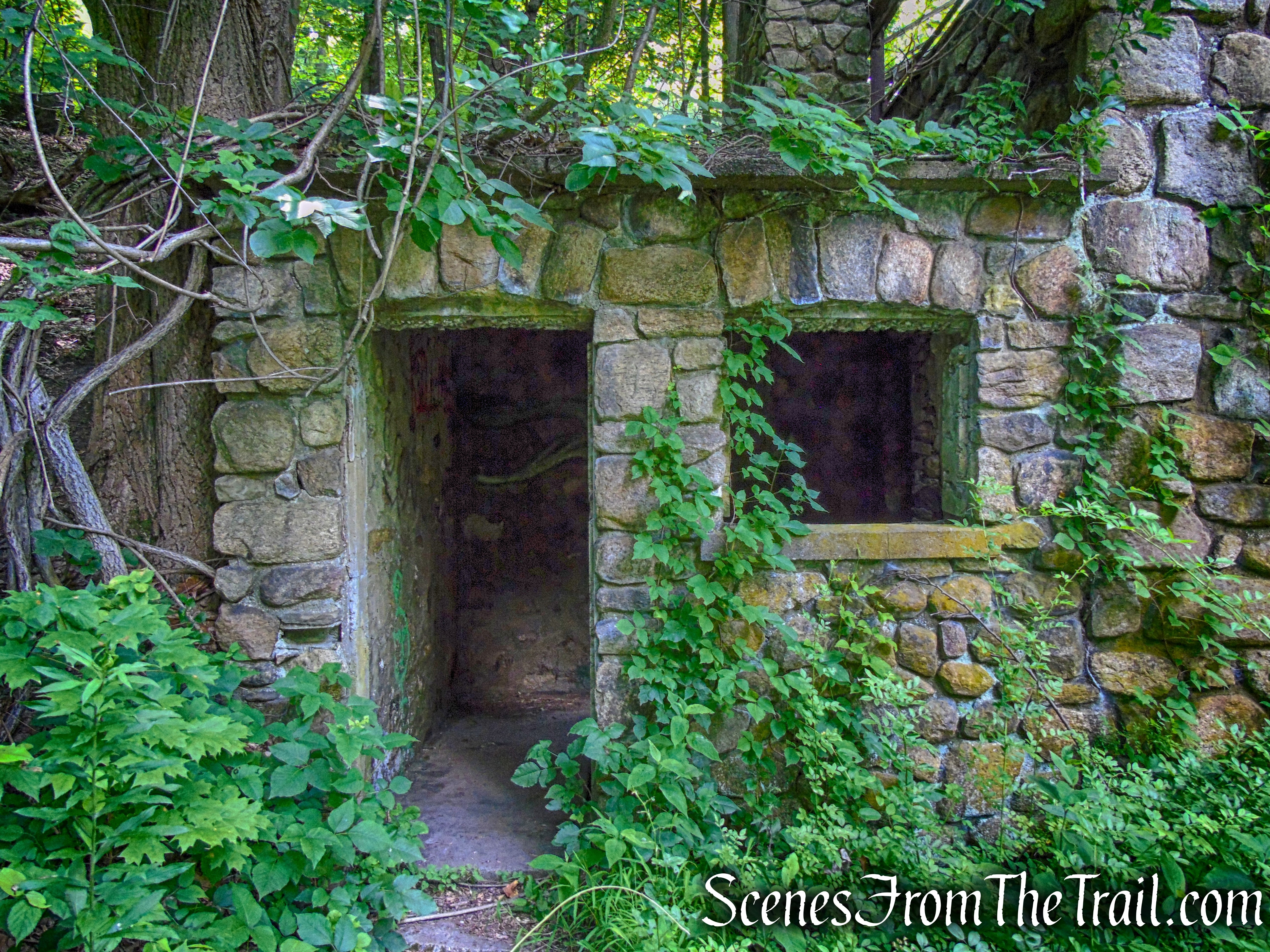 greenhouse ruins - Cornish Estate