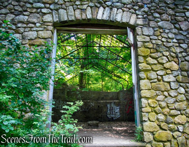 greenhouse ruins - Cornish Estate