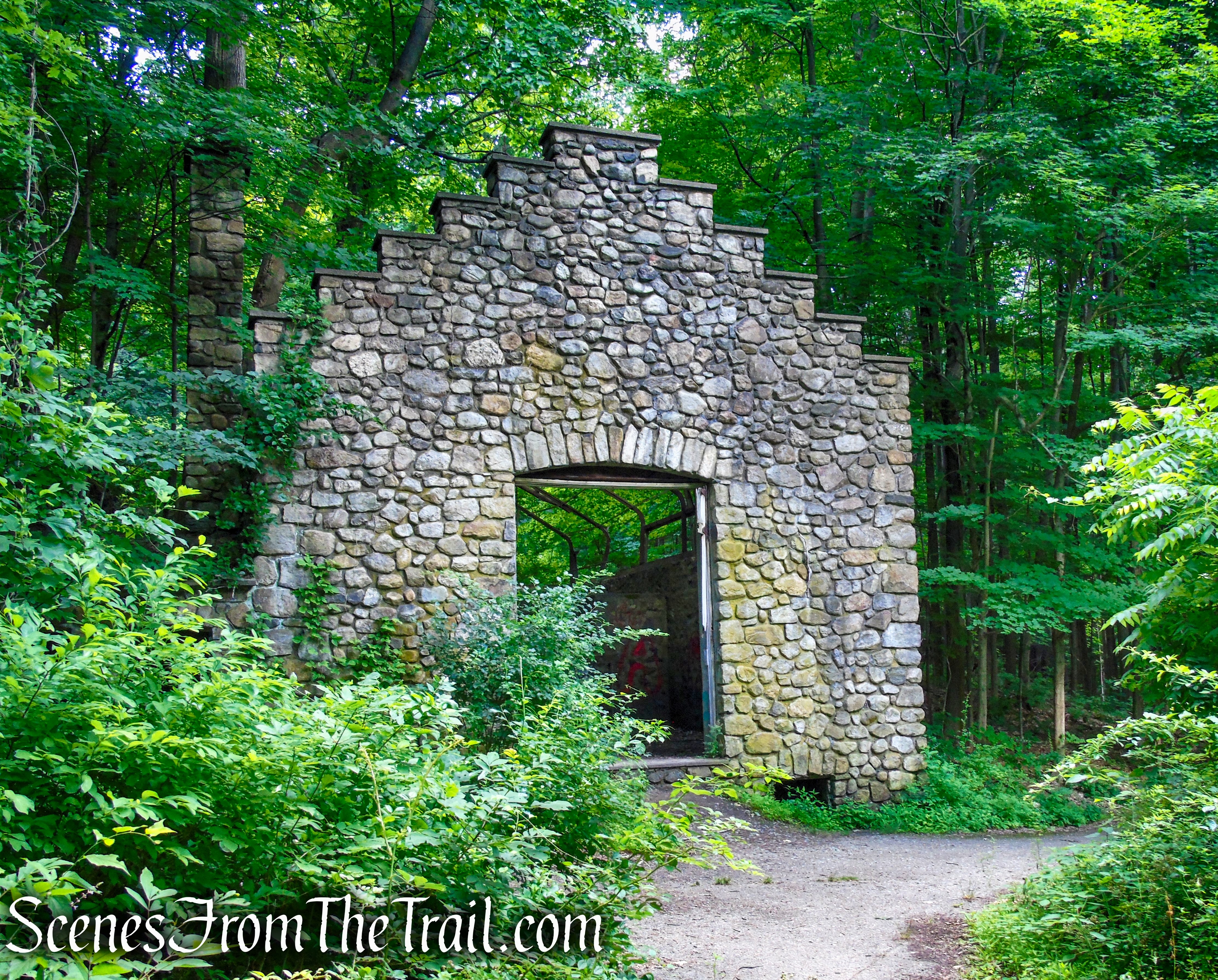greenhouse ruins - Cornish Estate
