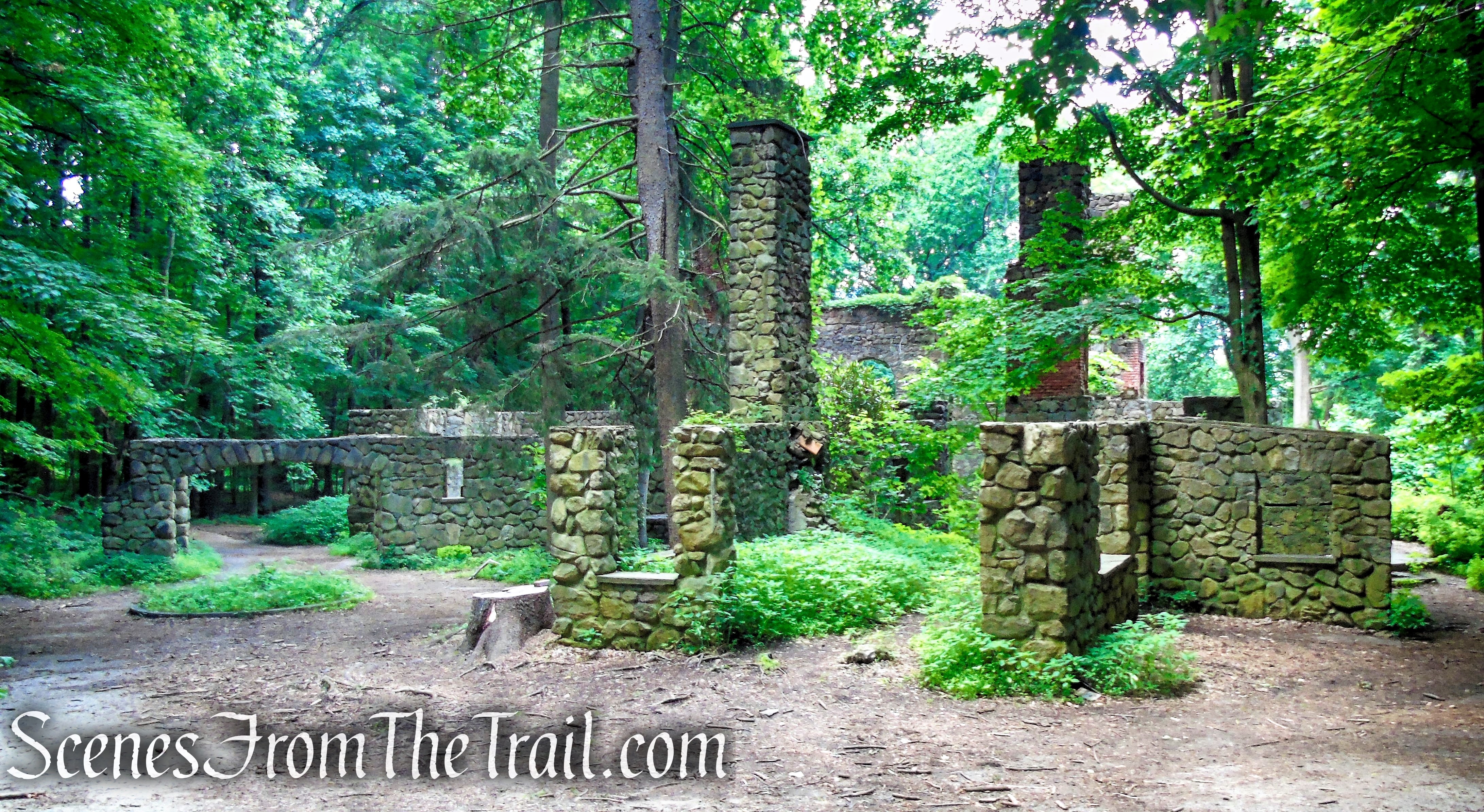 mansion ruins - Cornish Estate