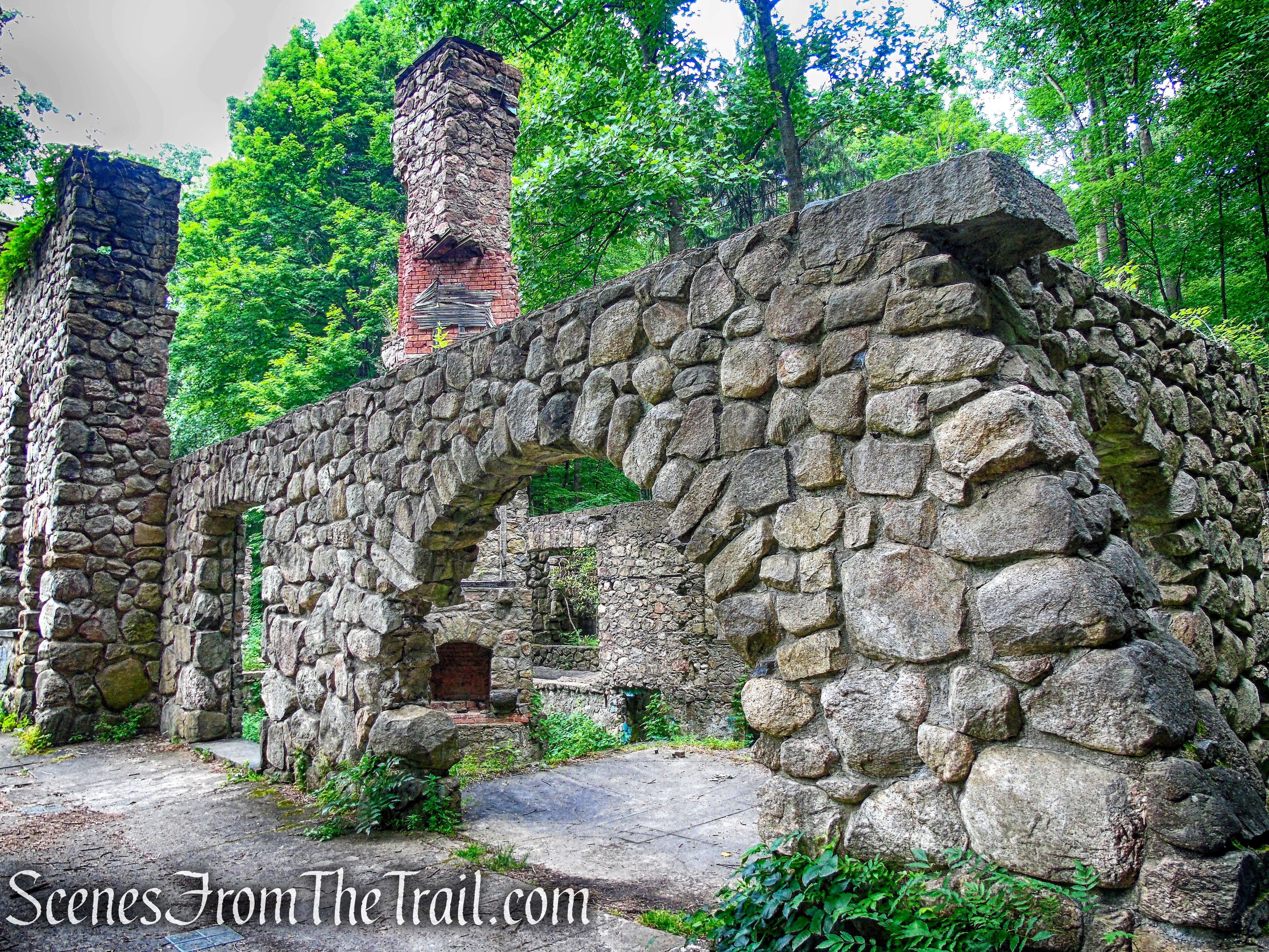 mansion ruins - Cornish Estate