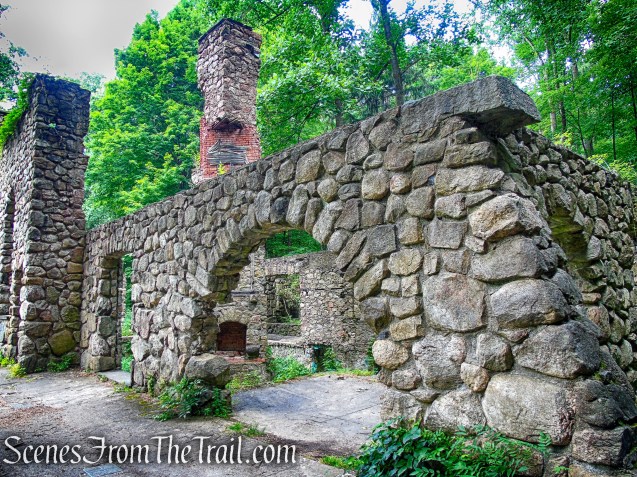 mansion ruins - Cornish Estate