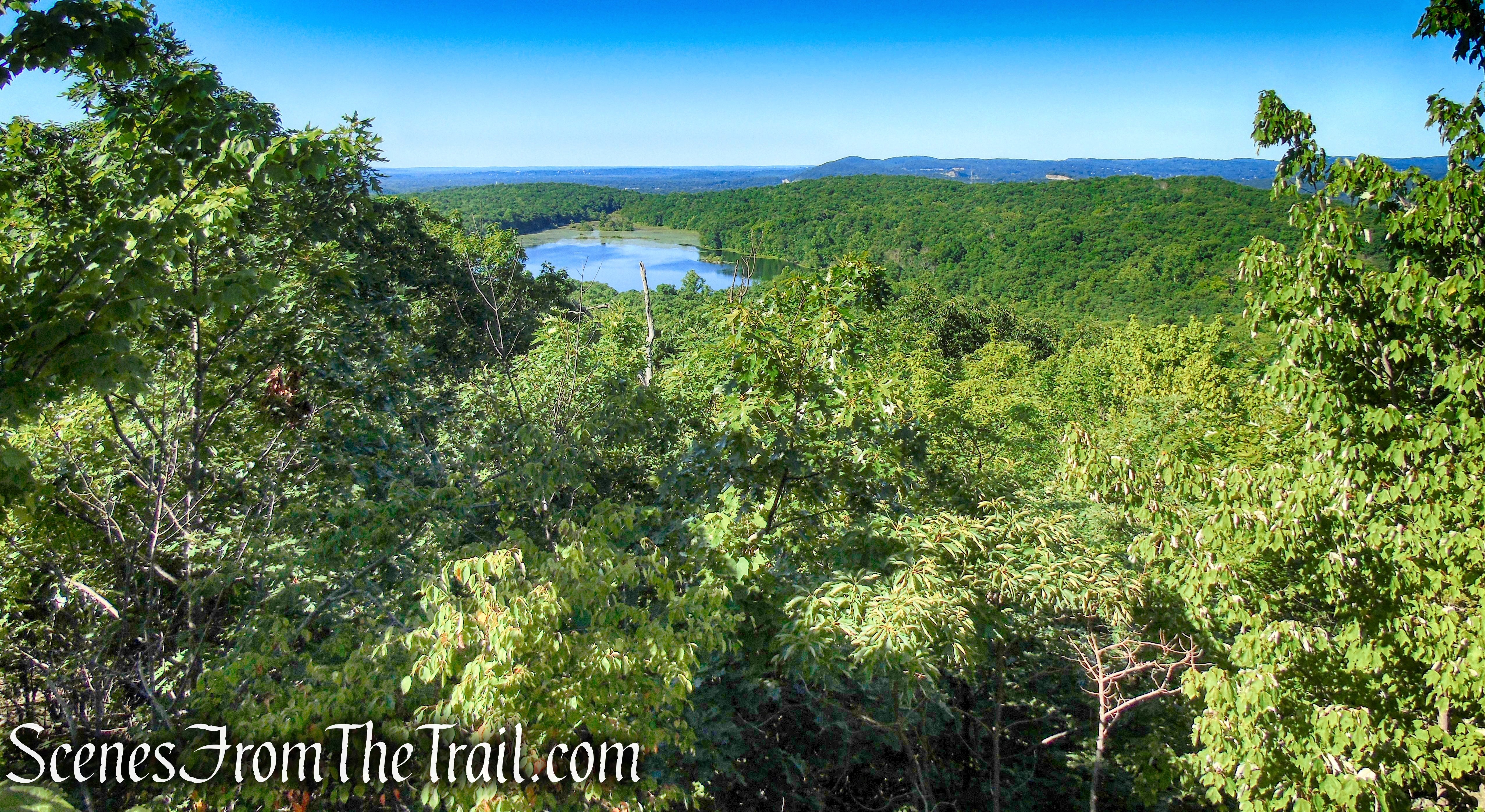 view from rock ledge - Ramapo Mountain State Forest