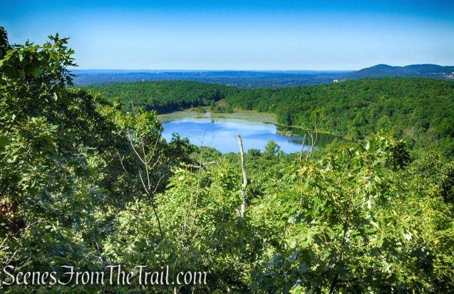 view from rock ledge - Ramapo Mountain State Forest