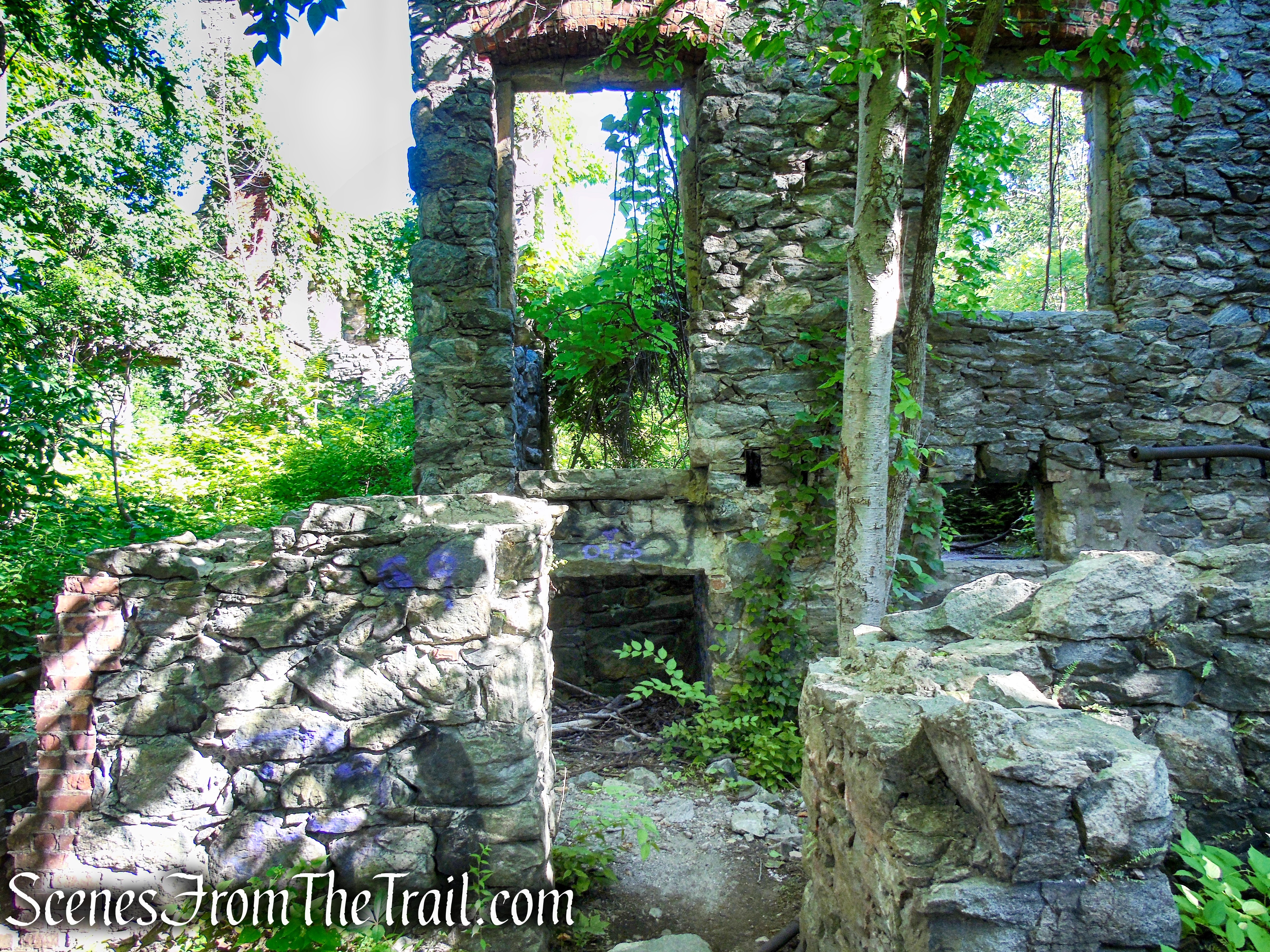 Van Slyke Castle ruins - Ramapo Mountain State Forest