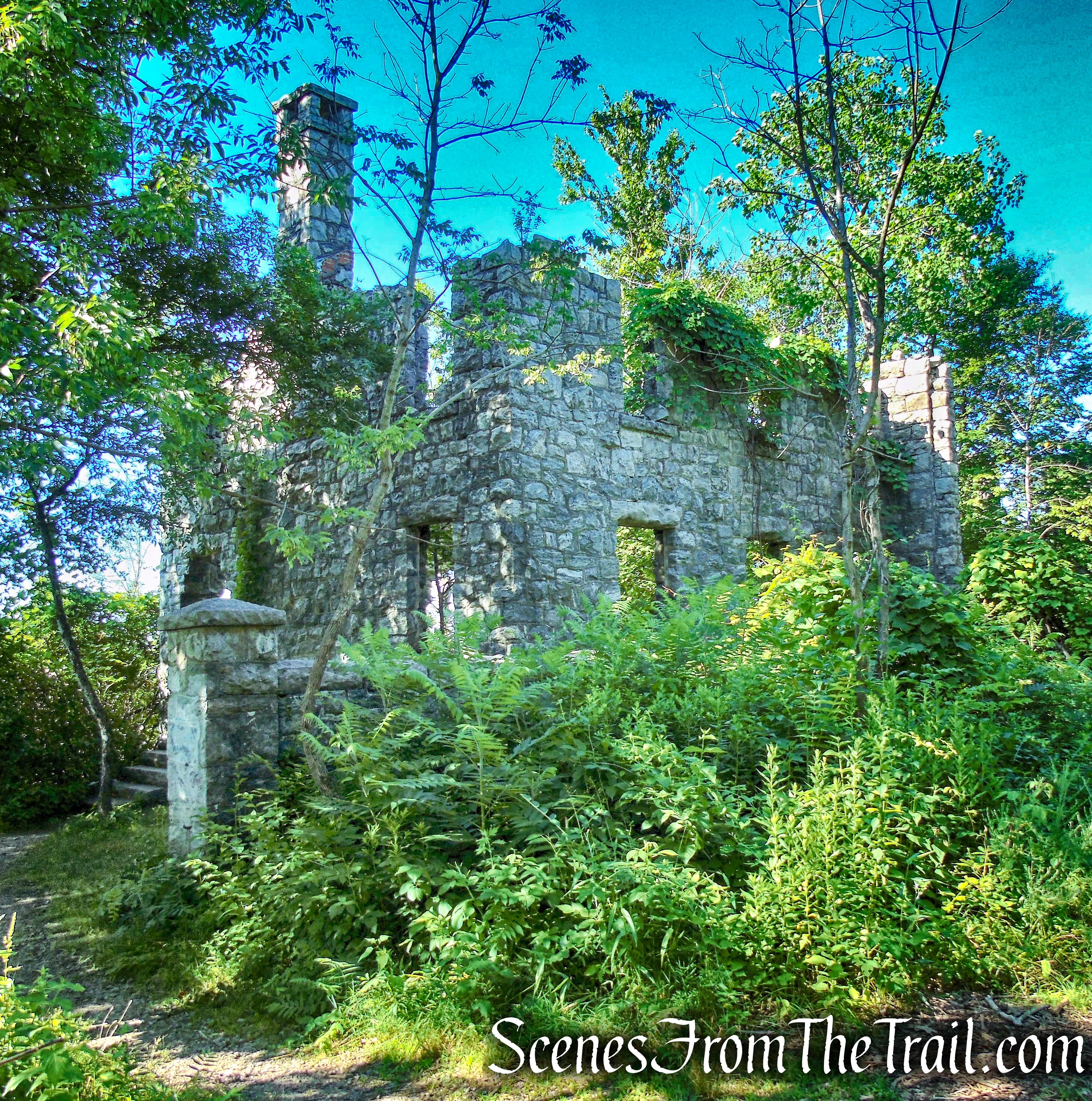 Van Slyke Castle ruins - Ramapo Mountain State Forest