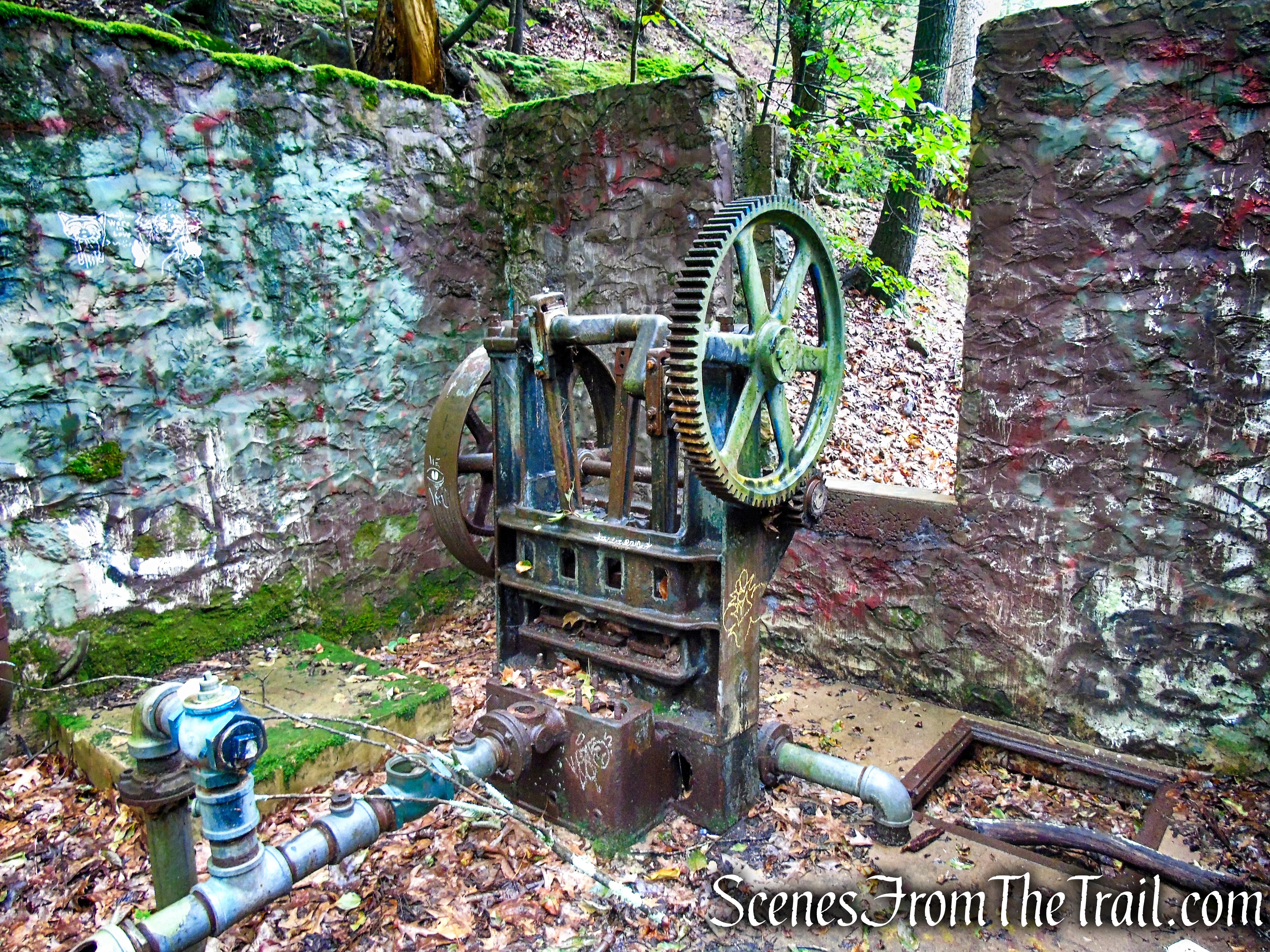 Pump House ruins - Kennedy Dells County Park