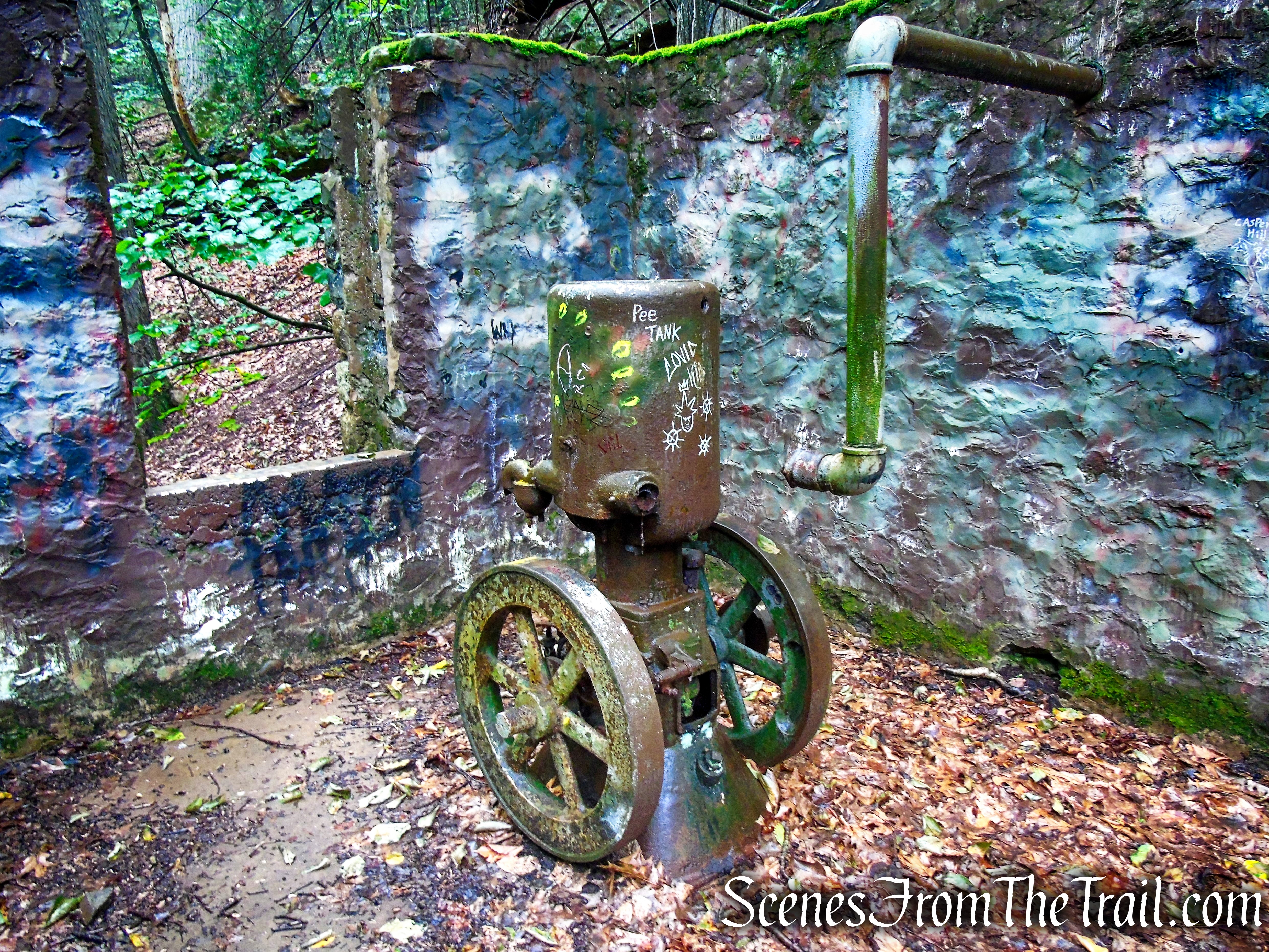 Pump House ruins - Kennedy Dells County Park