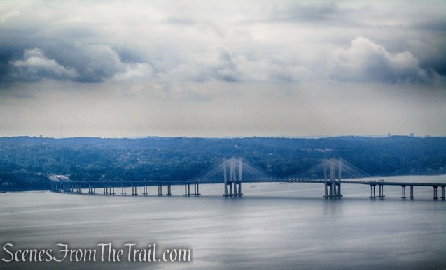 Tappan Zee Bridge with Tarrytown in the background