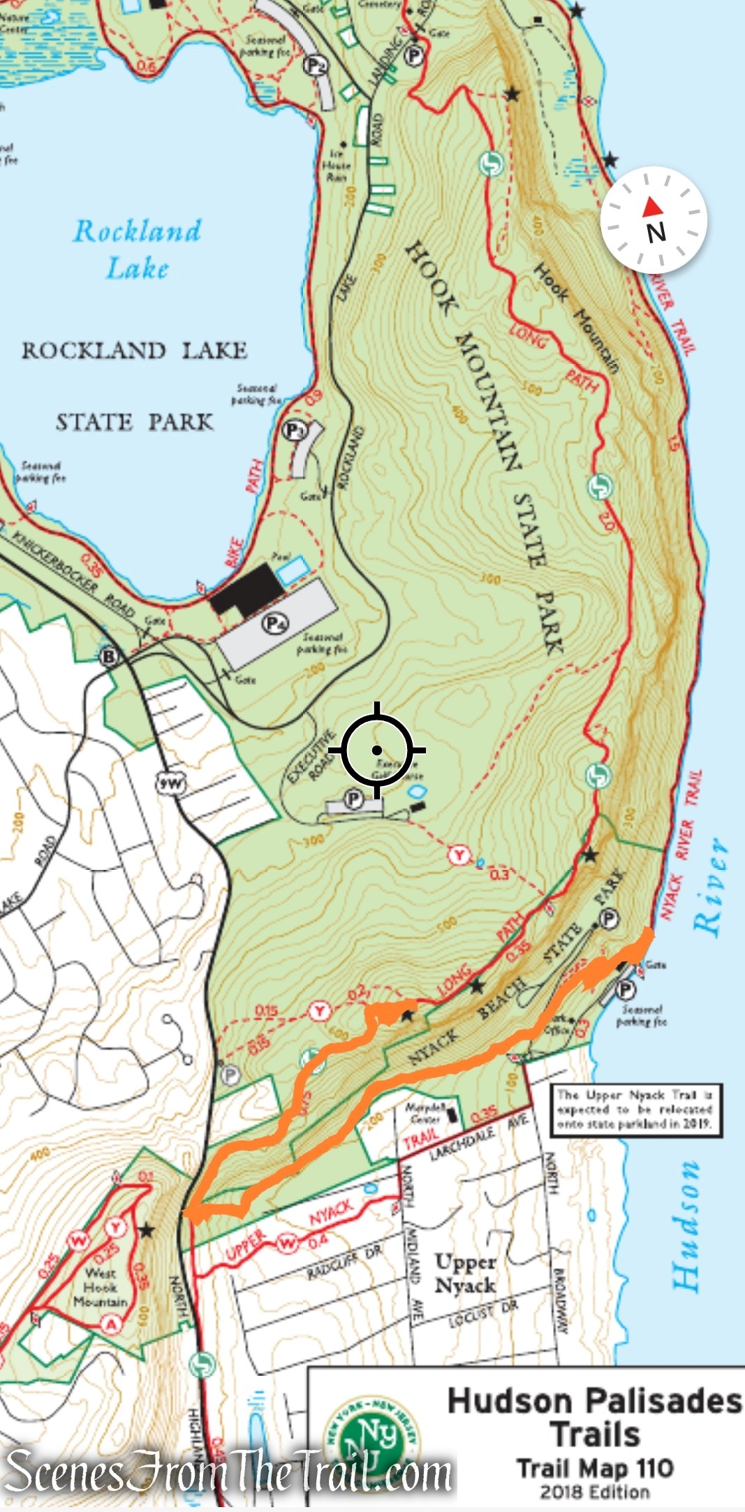 Upper Nyack Trail - Nyack Beach State Park