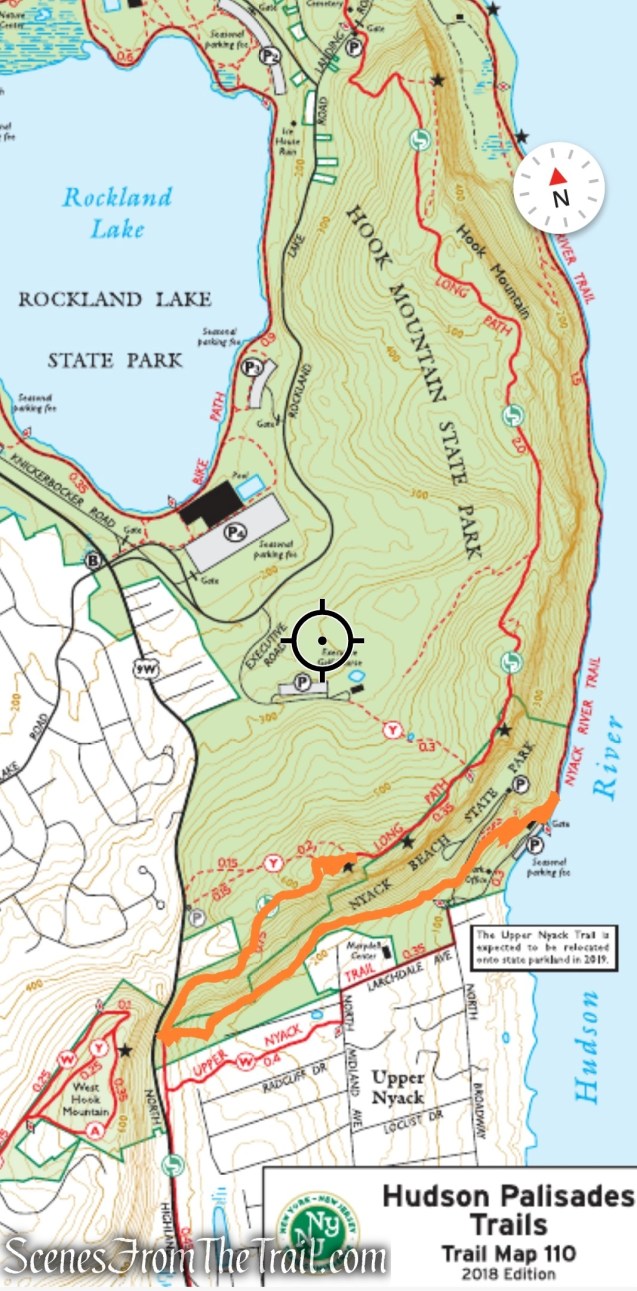 Upper Nyack Trail - Nyack Beach State Park