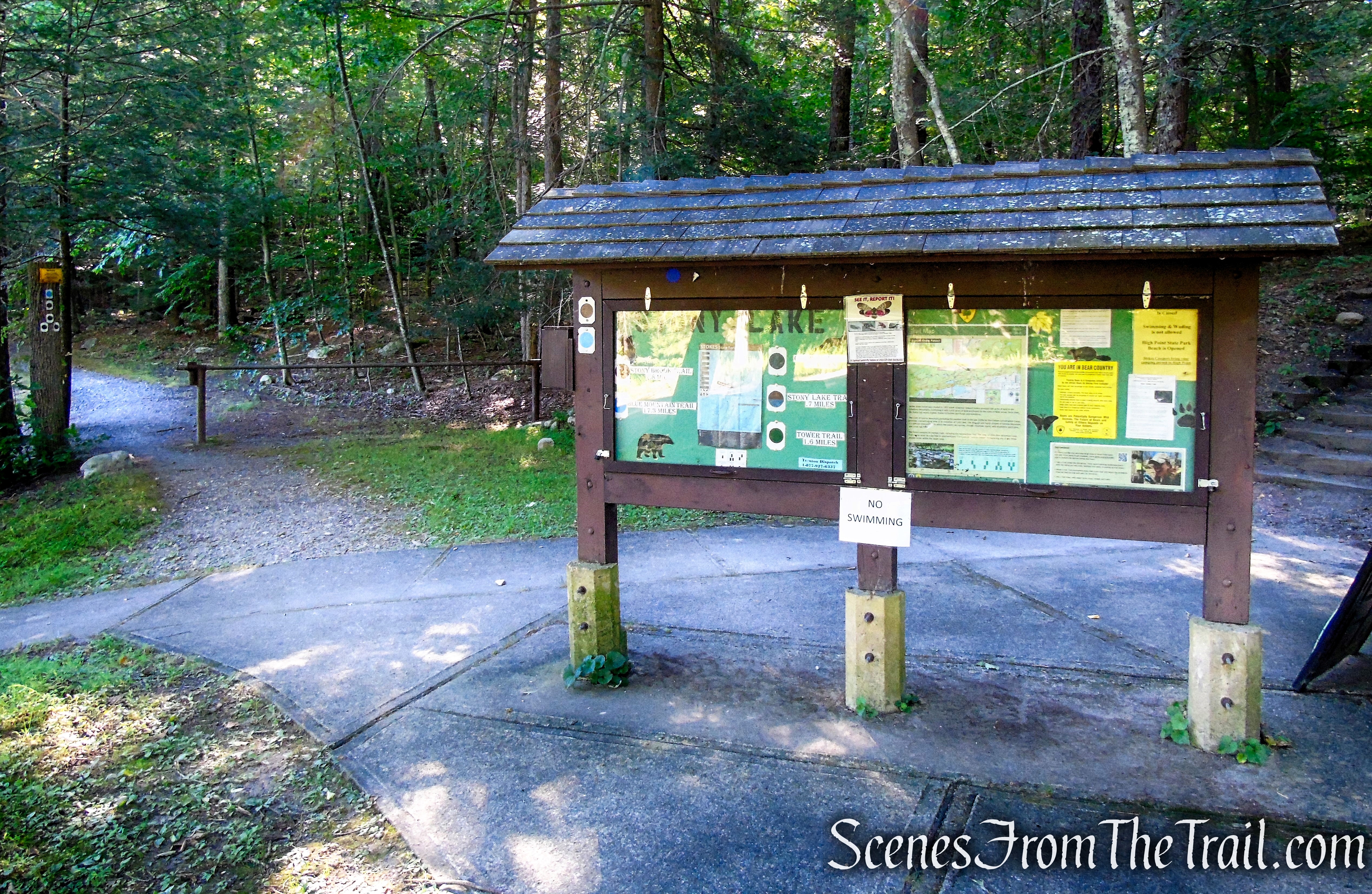 Stony Lake Trailhead - Stokes State Forest